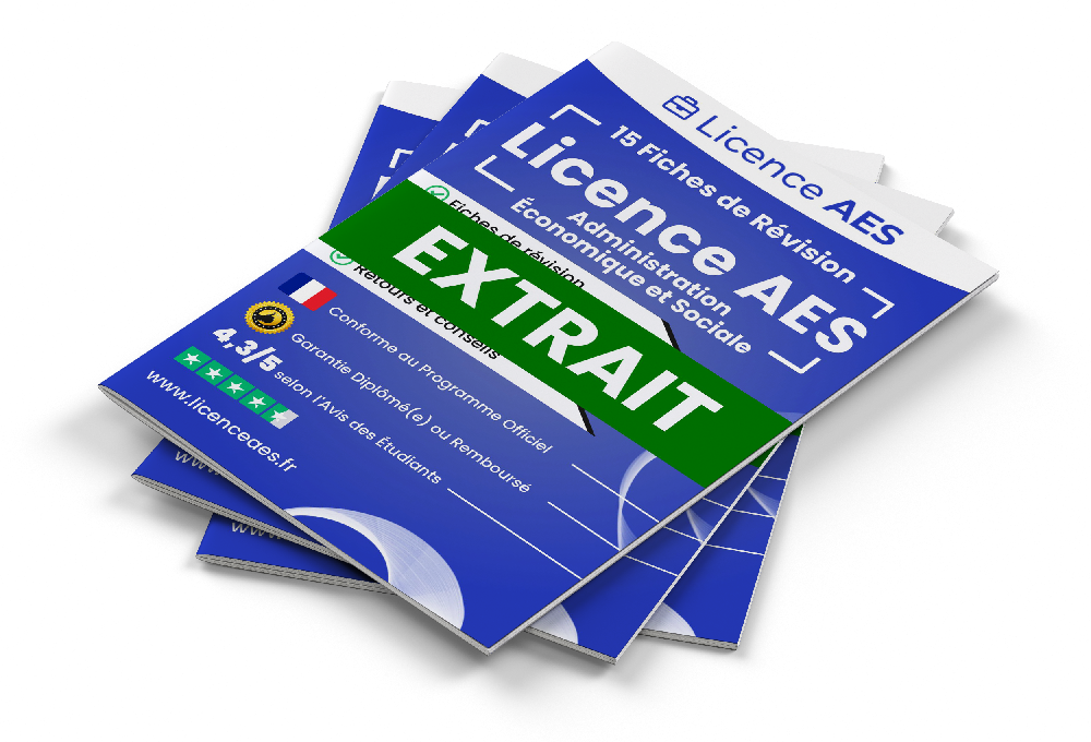 15 Fiches de Révision gratuites pour le Licence AES